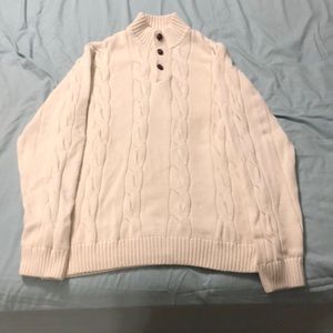Chaps 1/4 Button Sweater